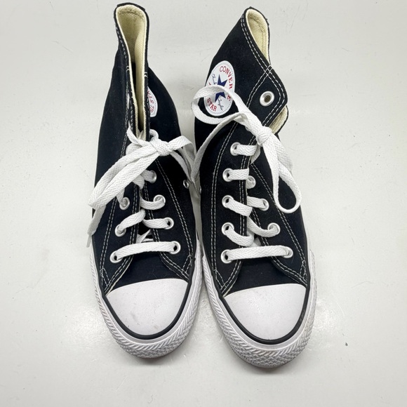 Converse Black High Top Sneakers with White Accents - Picture 2 of 6